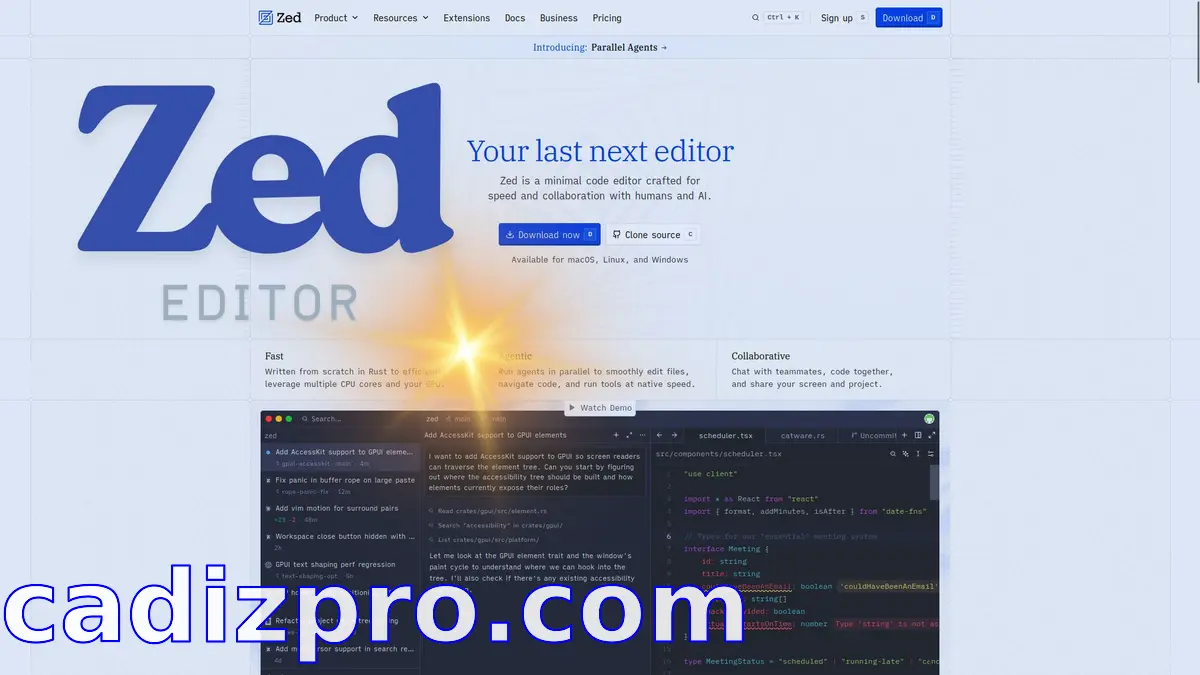 Zed - Editor de texto