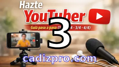 Hazte YouTuber 3. Crear tu canal.