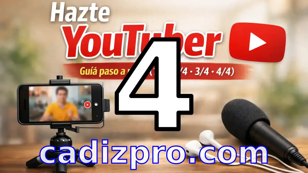 Hazte YouTuber 4. Subir tu primer vídeo desde el móvil.